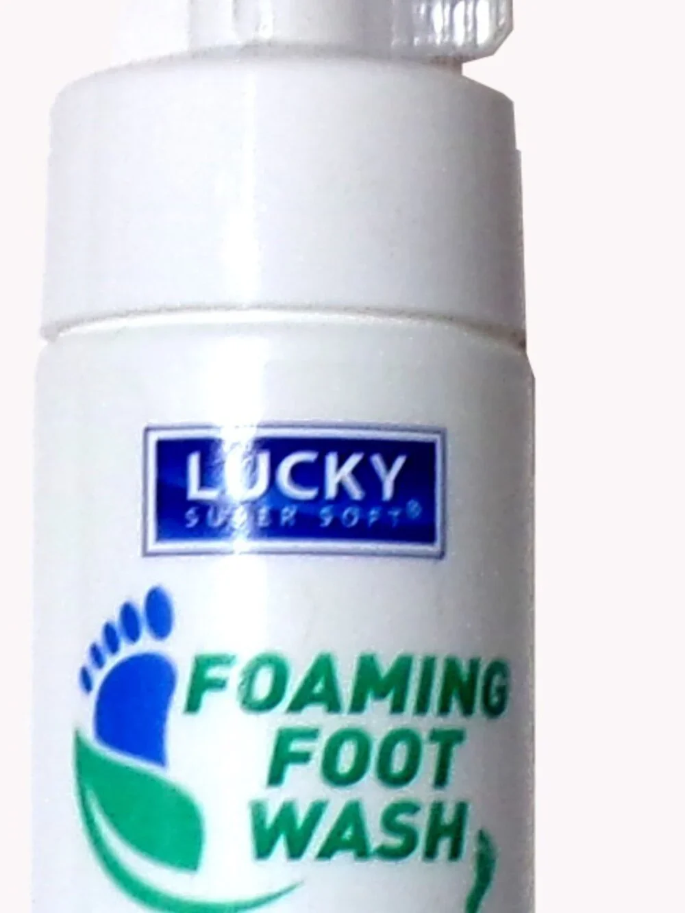 Lucky Super Soft Foaming Foot Wash Tea Tree Oil Deodorizes 4 fl oz (Set of 2)